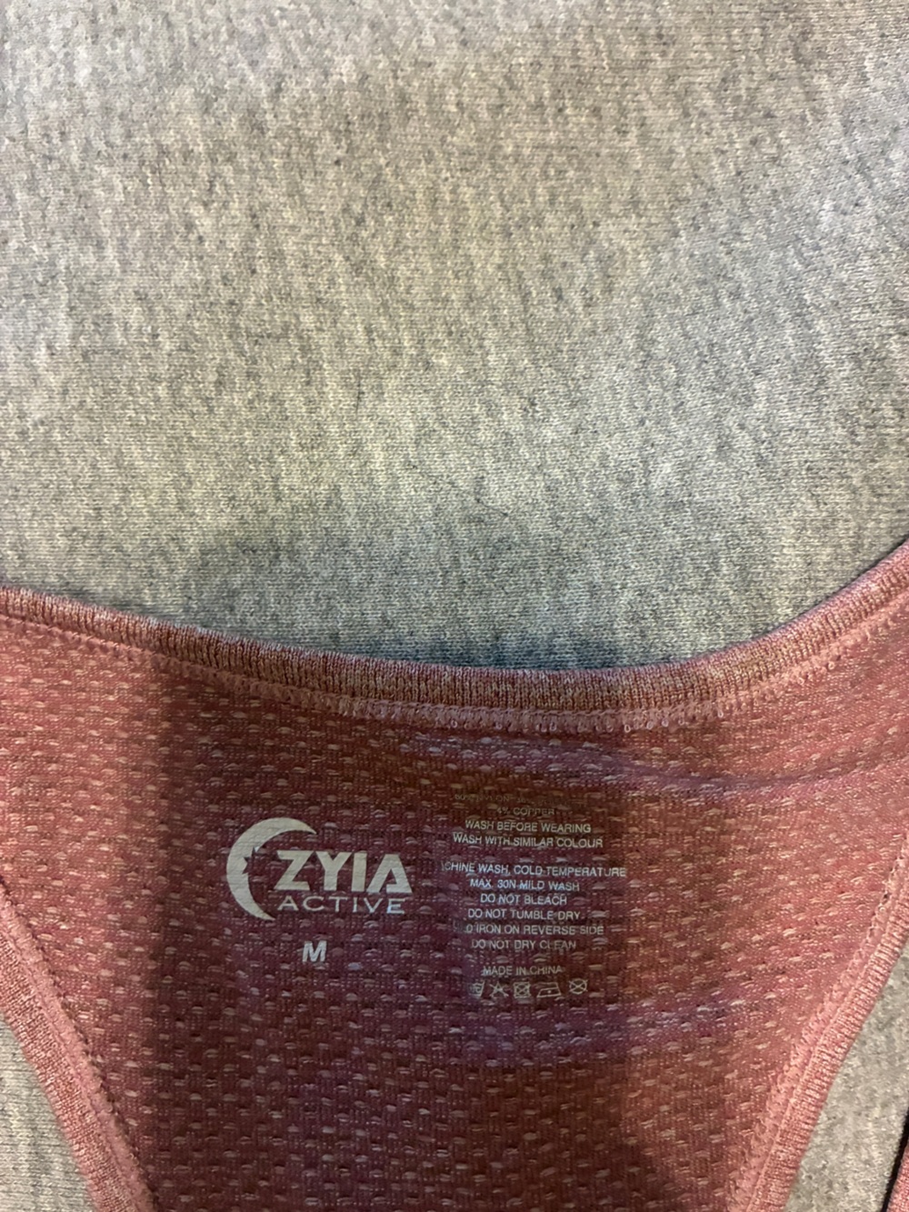 Zyia Active Racerback Pink Tank - Picture 3 of 3